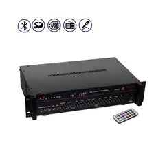 GENERICO - Amplificador de Audio Stereo 1200W PMPO con Bluetooth usb Free Power