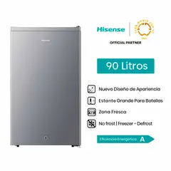 HISENSE - Frigobar 90 LITROS  RR121H