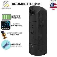 SCOSCHE - Parlante Portátil Magic Mount Boombottle MM Negro