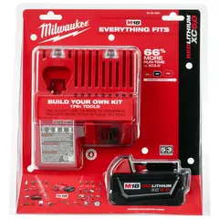 MILWAUKEE - KIT DE BATERIA 18VOLTIOS 5.0 AH + CARGADOR 48-59-50 -