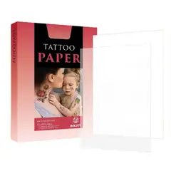 CUSTOM LABELS - Papel Imprimible A4 para Tatuajes Temporales x 05 Pack - Compatible con Impresoras Inkjet