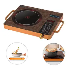 GENERICO - Cocina Encimera Eléctrica Digital de Vitroceramica Portatil 2200W