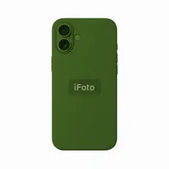 CASE - De Silicona Para Iphone 16 - Verde