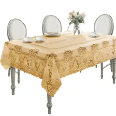INSPIRA - Mantel de Mesa Encaje Hilo 150 cm x 250 cm