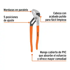 TRUPER - Alicate Pico de Loro 8″ Mango de PVC