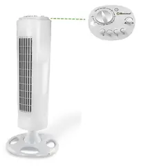 BOSSKO - Ventilador de torre BK-8228VT 90W Blanco