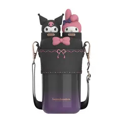 SANRIO - TERMO MY MELODYKUROMI DOBLE BOQUILLA 550 ML
