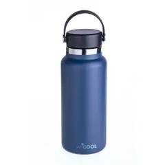 WECOOL - Botella Térmica Azul 1000ml Acero Inoxidable Hermética y Duradera