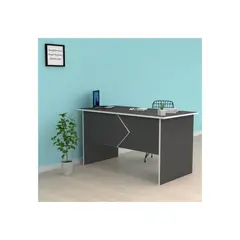 AMUEBLE - Escritorio de melamine CISNEROS GRIS Tiendas