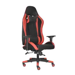 BONNO - Silla Gamer Leaf Negro/Rojo