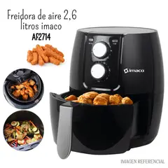 IMACO - Freidora de Aire de 2.6Lt AF2714 - Negro