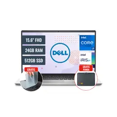 DELL - Laptop Inspiron 3520 Intel Core i7 1255U 24GB RAM 512GB SSD 156 FHD IPS FreeDos