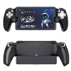 GENERICO - Case Funda Protectora TPU Rígido Negro Playstation PS5 Portal