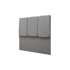 MUEBLES MACRUMO - Cabecera Premium Alta Tessa de 1.5 Plz - Color Beige oscuro antifluido