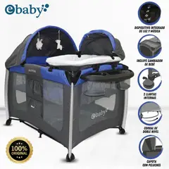 EBABY - Cuna Corral de Lujo MALASIA Blue