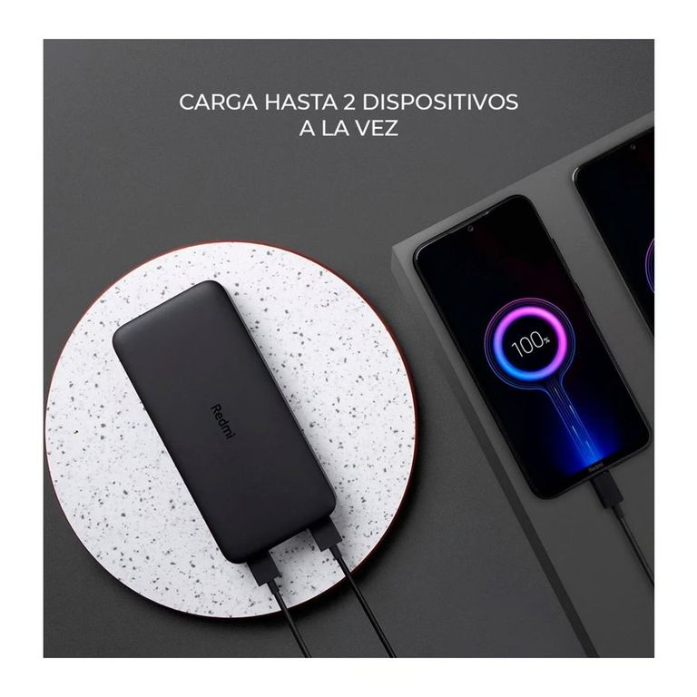 Power Bank Redmi 20000 mAh Xiaomi 18W Tipo C Portatil