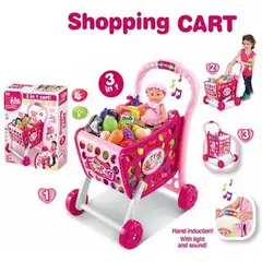GENERICO - Juguete Carrito De Compras Con Sonido Supermercado Niñas