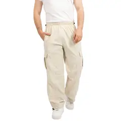 ENKI - Pantalón Urban Supreme Cargo Hombre Streetwear Tela Mojada