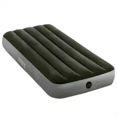 INTEX - Colchón Inflable Individual con Inflador de pie