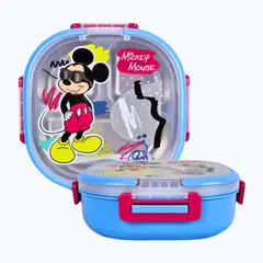 DISNEY - Taper Térmico Infantil MICKEY Acero Inoxidable Divisiones