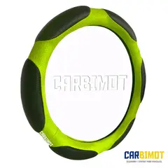 UNIVERSAL - Funda cobertor forro cubre volante timón vehicular verde