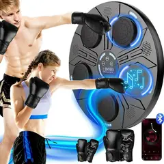 GENERICO - MAQUINA BOXEO SMART BLUETOOTH EFECT0S LED MUSICAL GUANTES