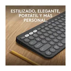 LOGITECH - Teclado Pebble 2 K380s Bluetooth/Wireless Sp Negro