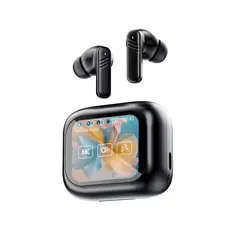 GENERICO - Audífonos Auriculares inalámbricos Bluetooth con pantalla táctil 1 cancelacion ANC Negro