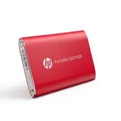 HP - Disco Duro Solido Externo 1TB P500 color Rojo