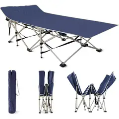 GENERICO - CAMA DE CAMPING PLEGABLE PÓRTATIL DE ALTA RESISTENCIA