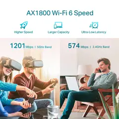 TP LINK - TP-LINK RE605X Repetidor de señal WiFi 6 AX1800 Dual Band