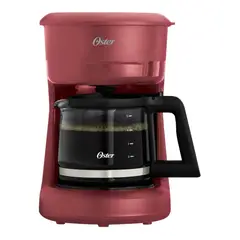 OSTER - Cafetera 5tz de filtro reutilizable BVSTDCS51R Roja