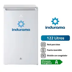 INDURAMA - Frigobar 122 Litros RI-159BL Blanco