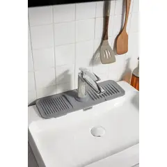 GENERICO - PROTECTOR DE SILICONA DELGADO PARA LAVADERO 45 CM - GRIS