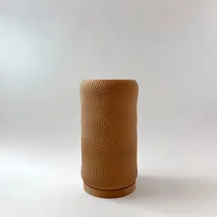 GENERICO - Lámpara Ondaris de impresión 3D Marrón claro