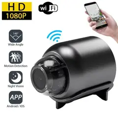 GENERICO - Minicámara X5 Espía HD Video Inalámbrica WiFi Visión Nocturna Vigilancia Genieka
