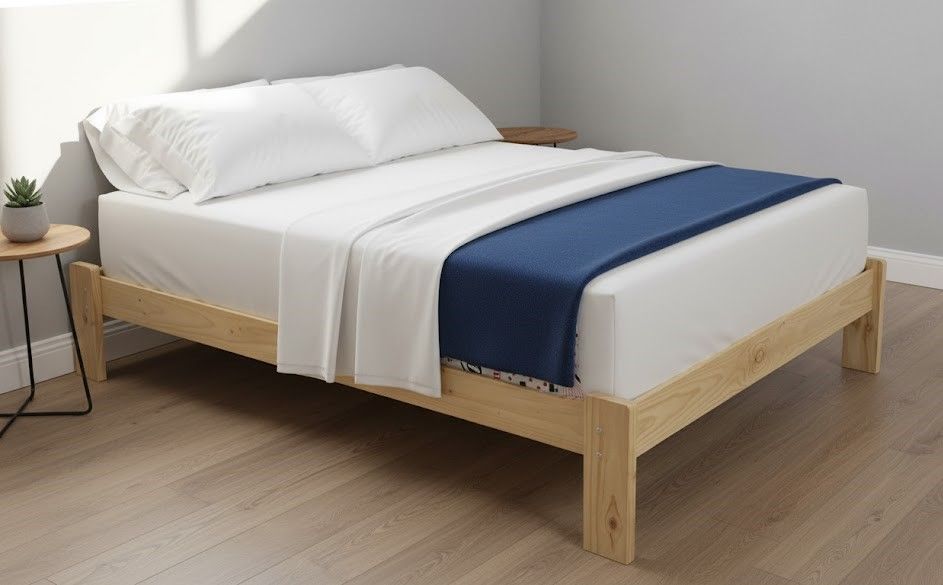 CAMA TARIMA PINO 2 PLZ COLOR NATURAL