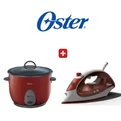 OSTER - Combo olla 1.8 lts. CKSTRC1700R Plancha GCSTBS5004