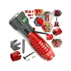 GENERICO - Llave Multifuncional Gasfitería 18en1