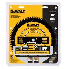 DEWALT - Disco de Sierra 10 Pulgadas 80 D DWA11080