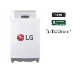 LG - Lavadora Carga Superior 13 Kg WT13WPBK Blanco