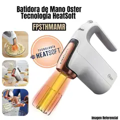 OSTER - Batidora de Mano Tecnología HeatSoft FPSTHMAMR