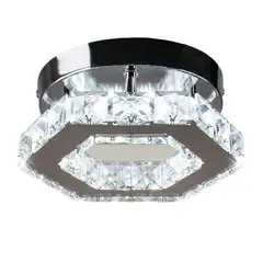 MMDH - K9 Crystal Balcony Aisle Hexagonal LED Plafón PEA307