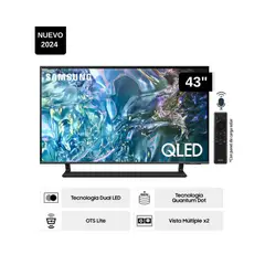 SAMSUNG - Televisor SAMSUNG QLED Tizen OS Smart Tv 43 4K QN43Q65DAGXPE