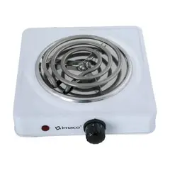 IMACO - Cocina Eléctrica De Mesa HP1000 1 Hornilla Blanco