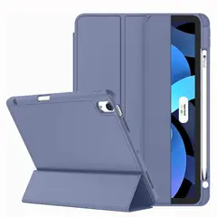 GENERICO - Funda Case Pencil Holder para iPad Air 11 Chip M2/M3 - Lavanda