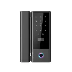 NEXIO - Cerradura Inteligente Vidrio Wifi Nexio GLS01 Negro