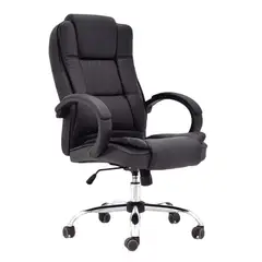 OFIDEAS - Silla Giratoria Lexus Sg Presidente Cuero Negro
