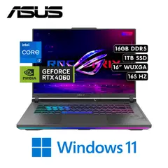 ASUS - LAPTOP ROG STRIX G16 CORE i7 13650HX RAM 16GB 1TB SSD 16" WUXGA RTX 4060 8GB