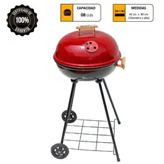 MR GRILL - Parrilla Portátil Round Grill